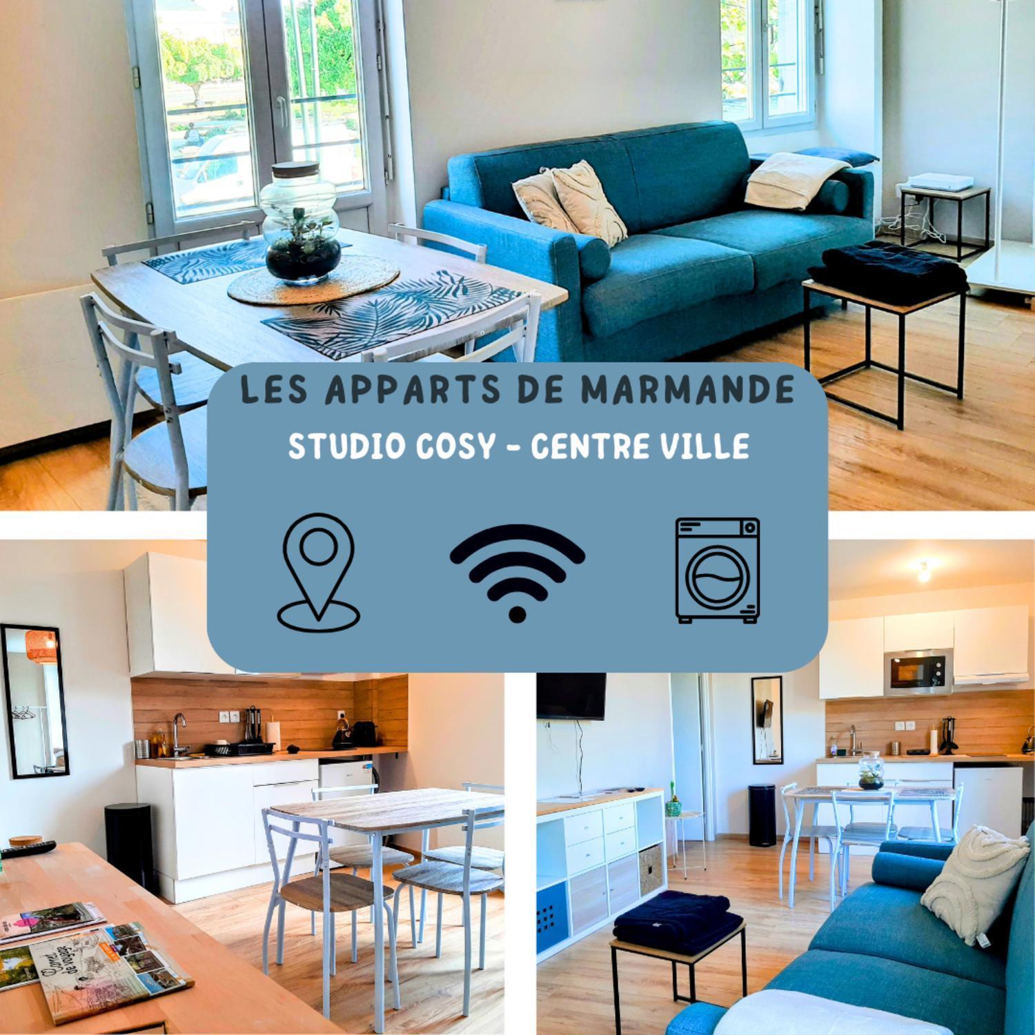 Les Apparts De Marmande - Appart Cosy, Centre De Марманд Екстериор снимка